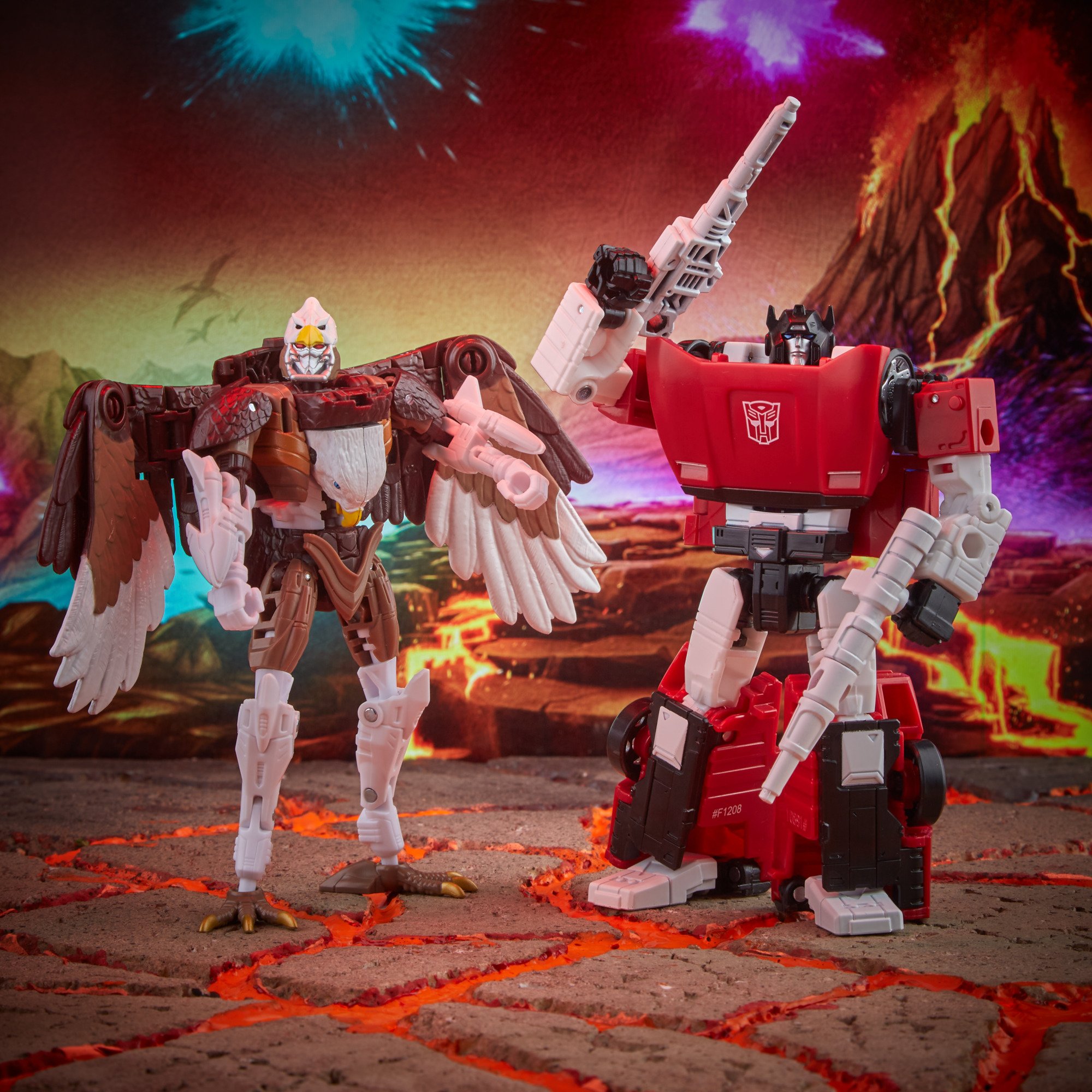 Kingdom Battle Across Time WFC-K42 Sideswipe & Maximal